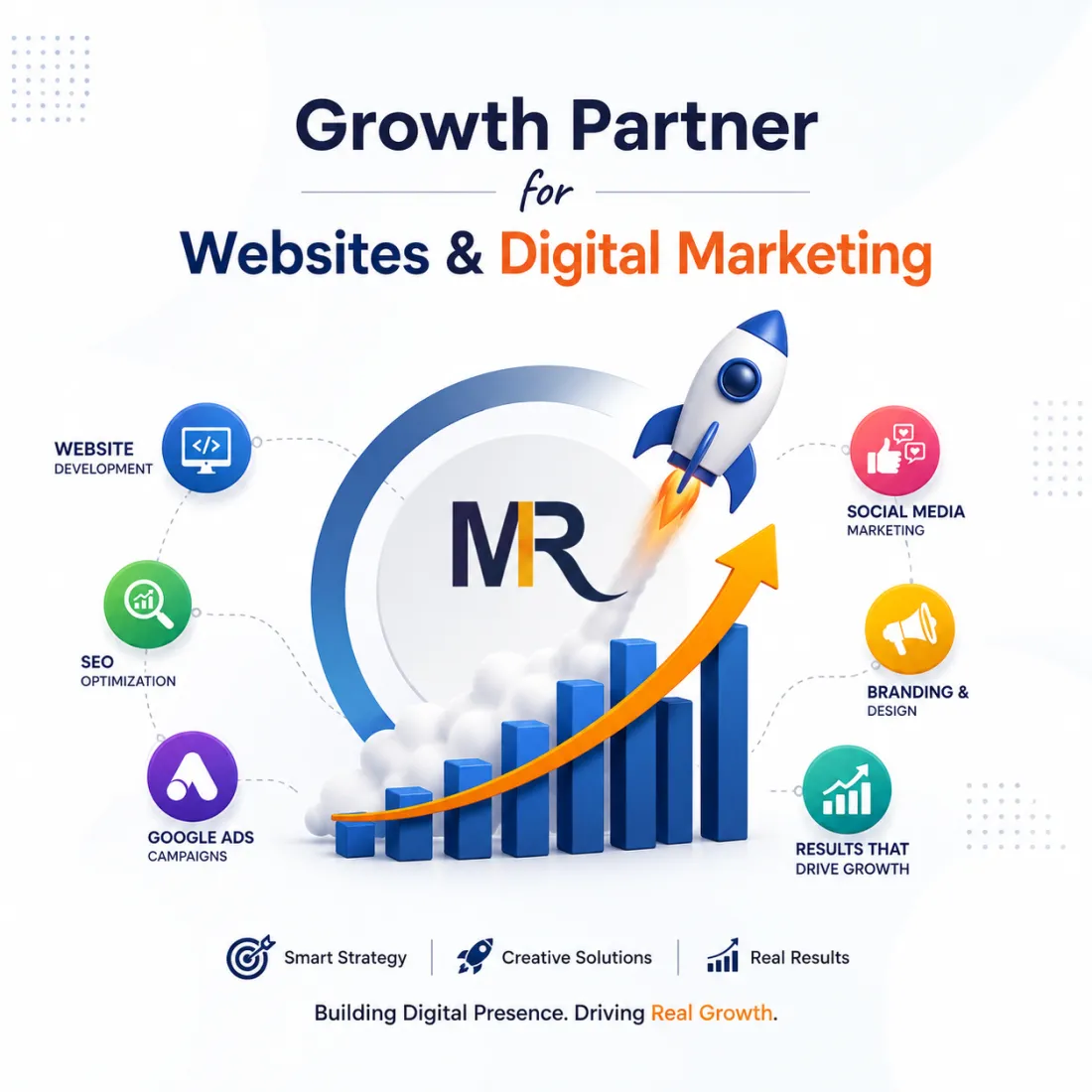 Mr. Code team delivering website development, SEO, digital marketing, and branding services across India