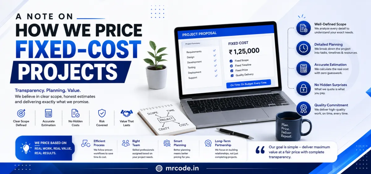 A Note on How We Price Fixed-Cost Projects